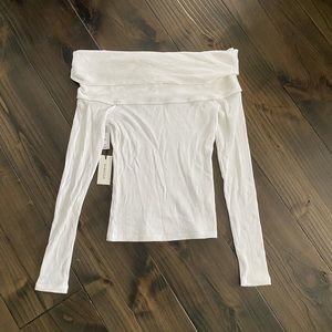 Babaton Scala Off the Shoulder Long sleeve Top